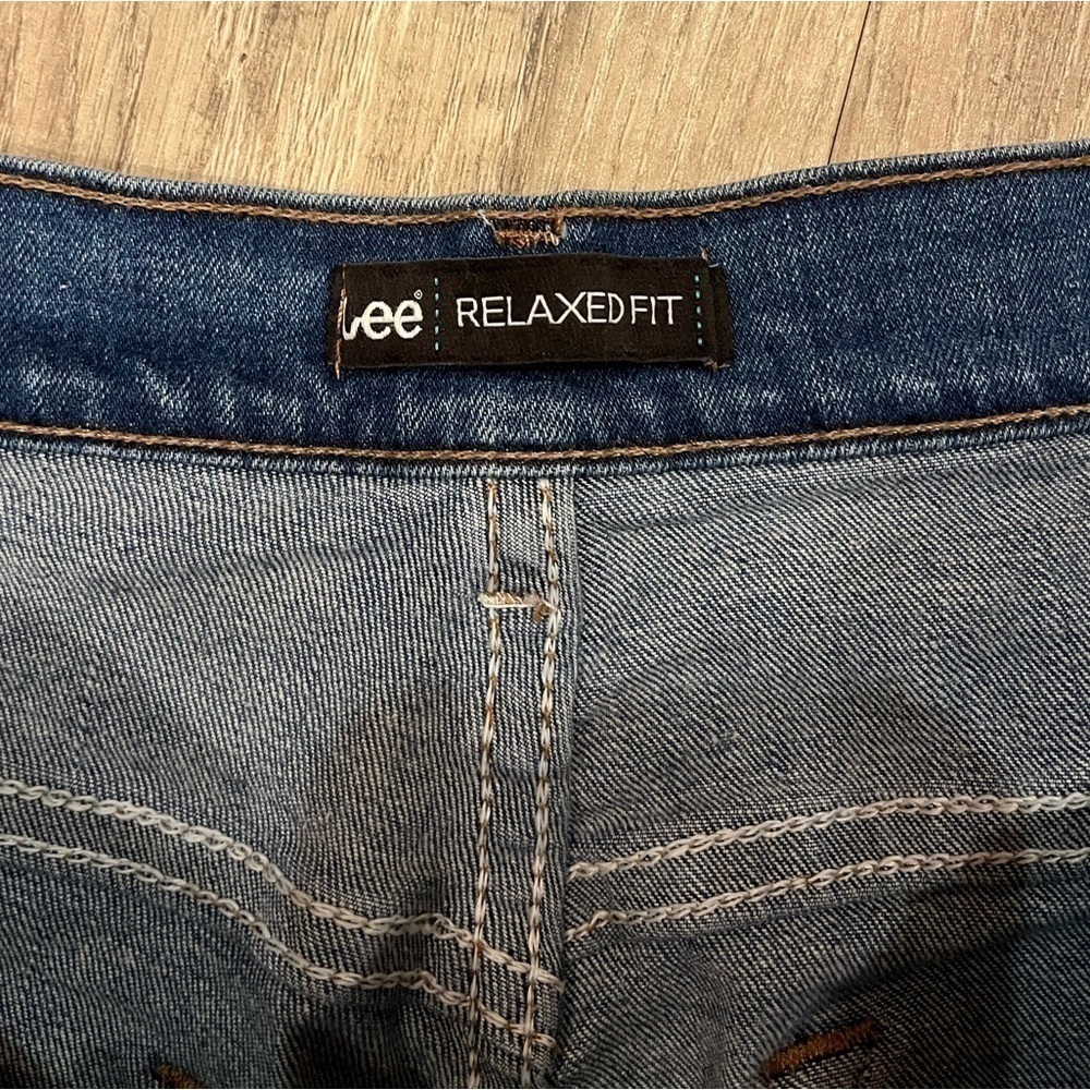 Lee Relaxed Fit Blue Jeans 12P Petite - Picture 4 of 11